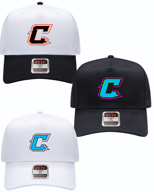 C Logo Embroidered Snapback Hats
