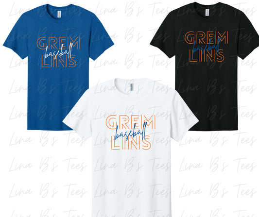 Gremlins double line design