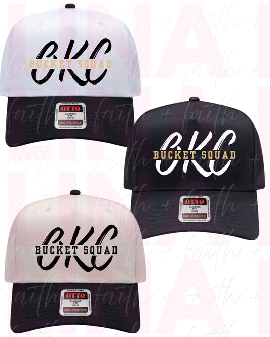 OKC Buckets Squad Hat design1