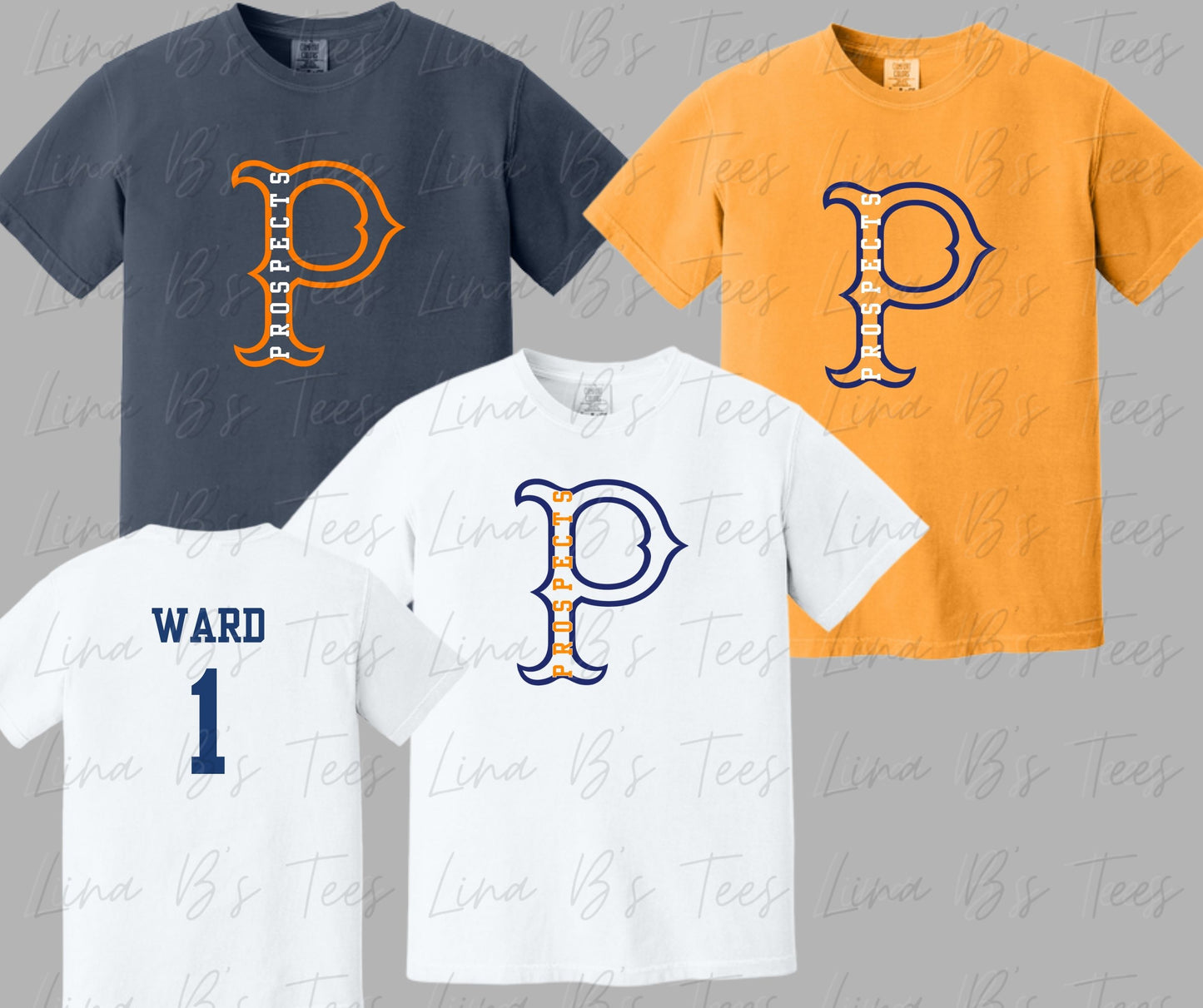 Prospect Baseball- Outline Prospect Logo