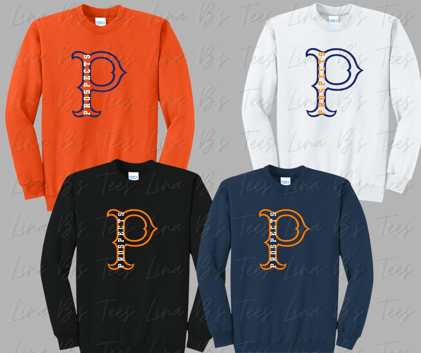 Prospect Baseball- Outline Prospect Logo