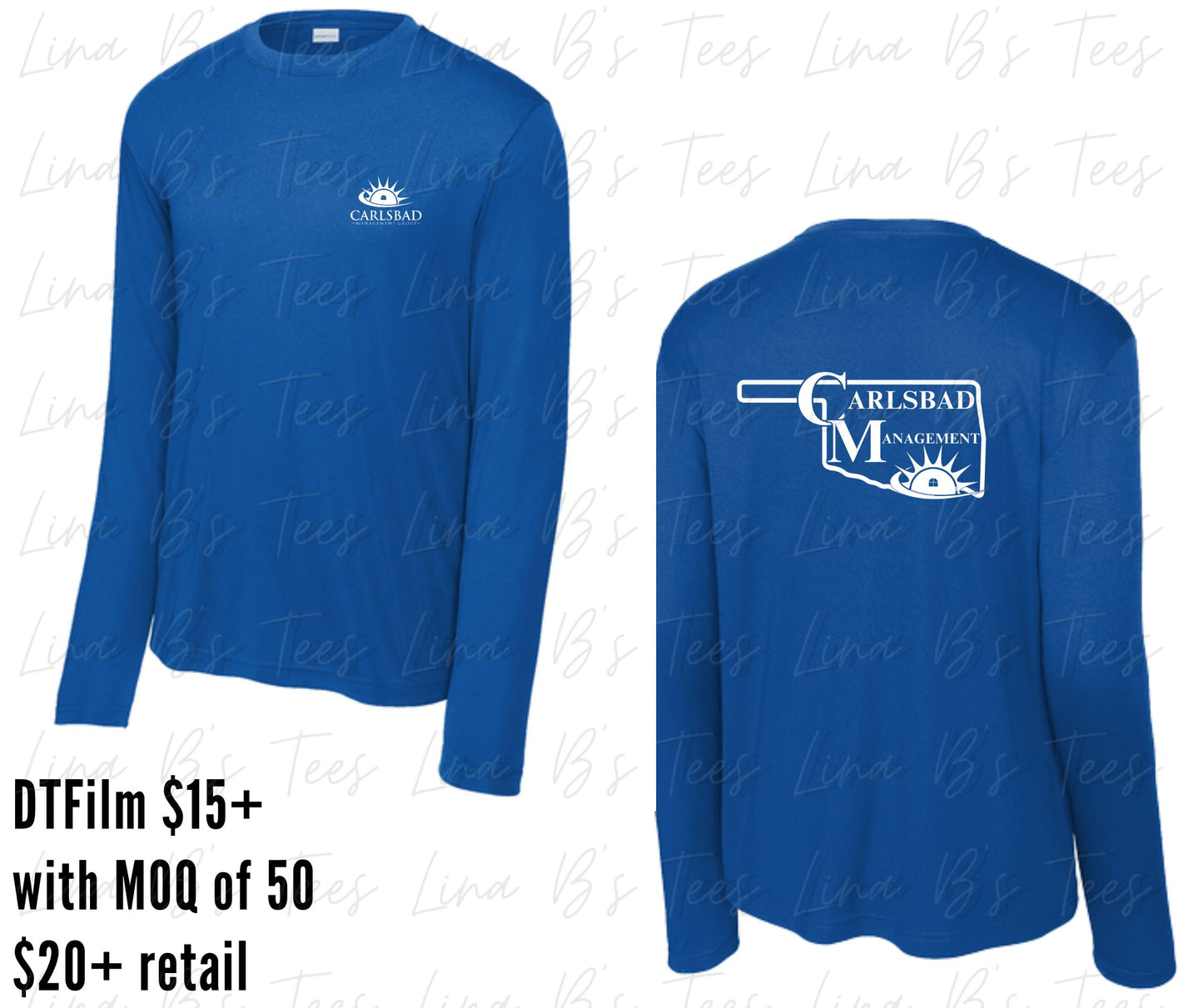 Carlsbad Longsleeve Drifit shirts