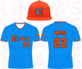 Faith+ Clutch Blue/Orange Jersey set