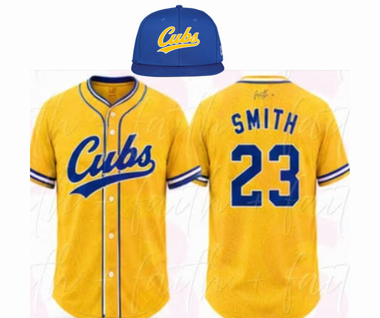 Faith+ Piedmont Cubs Jersey & Hat Combo