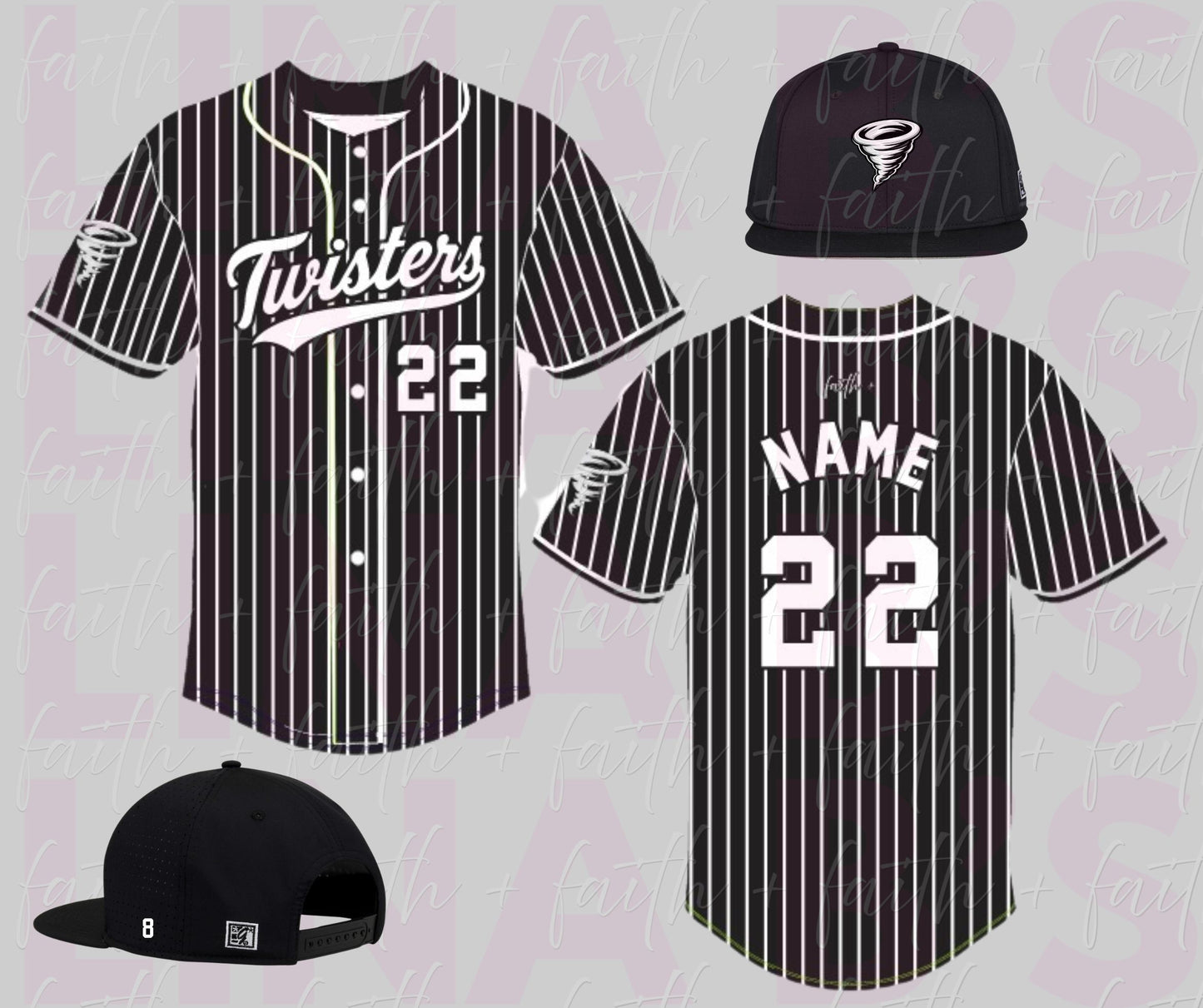Faith+ Twisters Jersey & Hat
