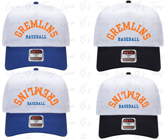 Gremlins- puff Embroidery - Otto Hat