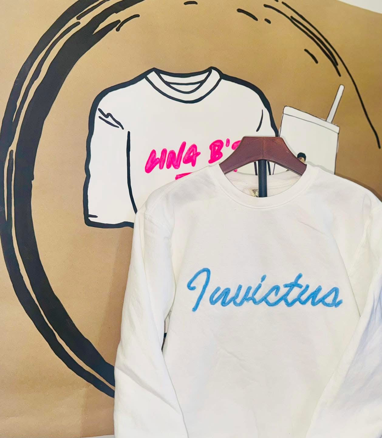 Invictus Yarn Embroidered sweatshirt