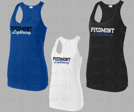 Piedmont Lightning- Custom Logo Dri Fit Tank top