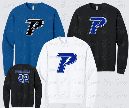 Piedmont Lightning Sweatshirt- Big logo