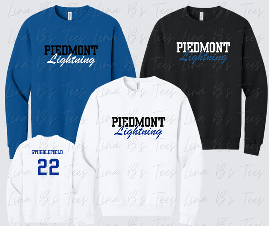 Piedmont Lighting Sweatshirt -Custom logo