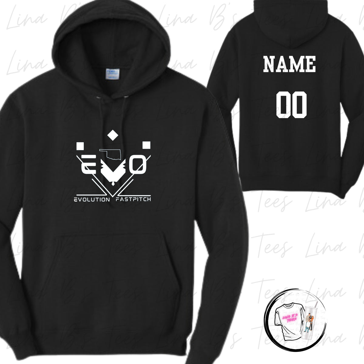 Evolution- Moralez B/W Hoodie