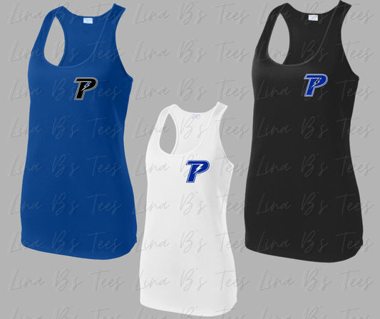 Piedmont Lightning- Small Logo Dri fit Tank top