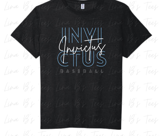 Invictus Outline Script Shirt