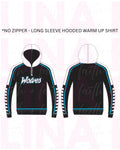 Faith+ Wolves Warm up hooded Long sleeve Shirt