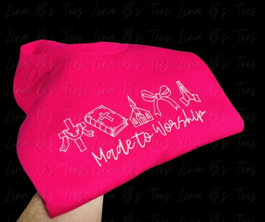 Made to worship Embroidery Design