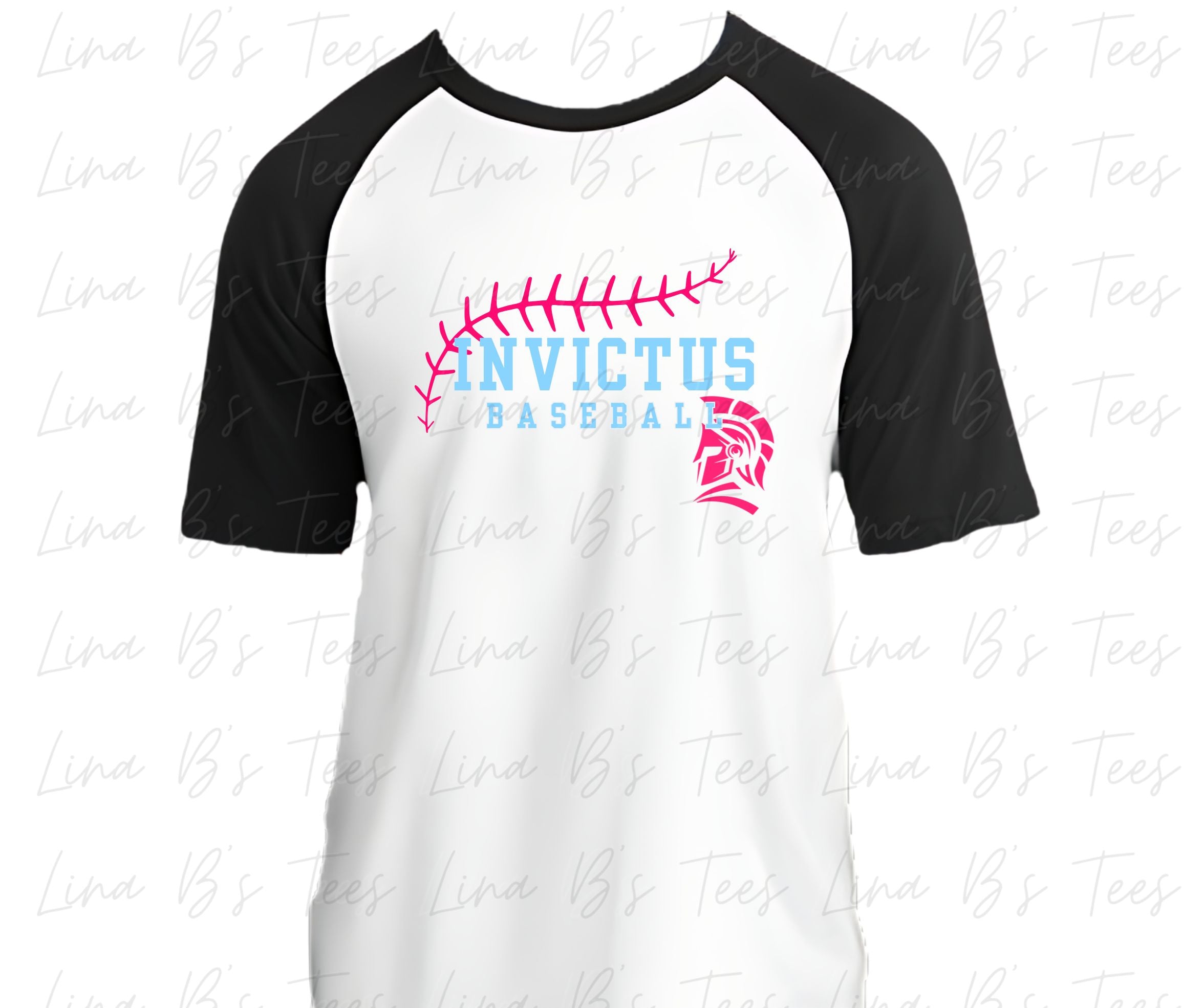 Invictus Color block Shirt -stitch design – Lina B's Tees