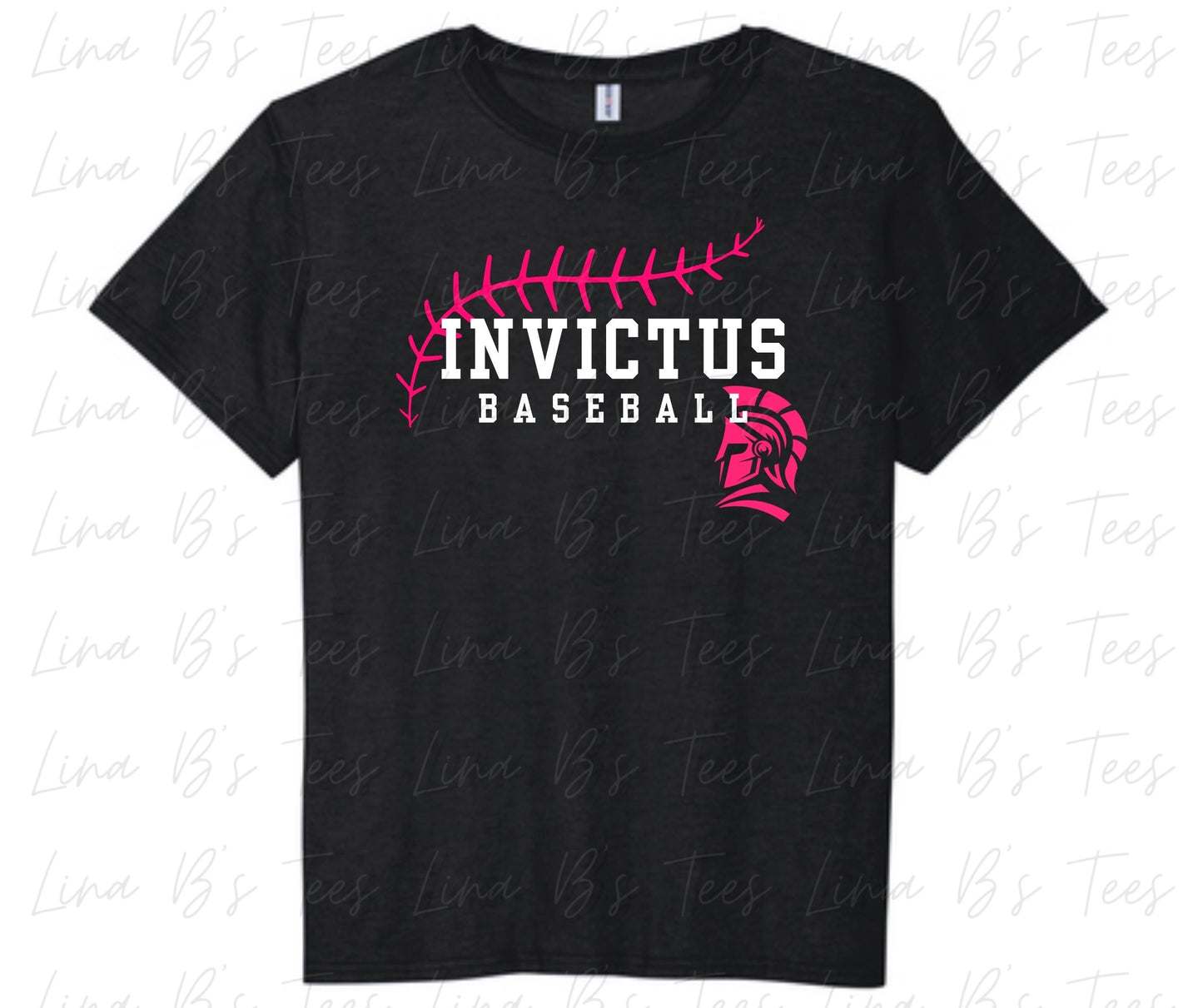 Invictus Stitch baseball design- Shirt