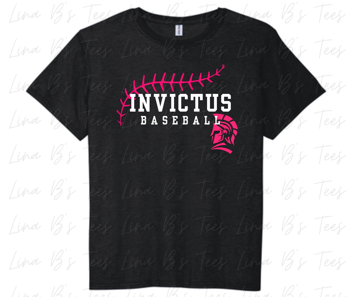 Invictus Stitch baseball design- Shirt