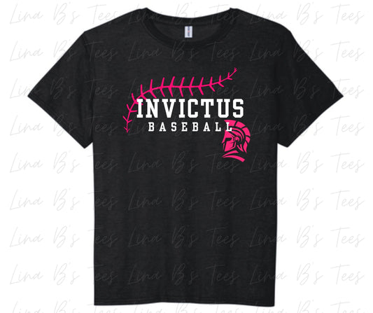 Invictus Stitch baseball design- Shirt