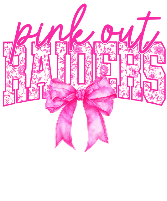Pink out -Raiders Sweatshirt