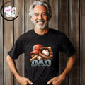 Baseball Dad- Hat glove bat