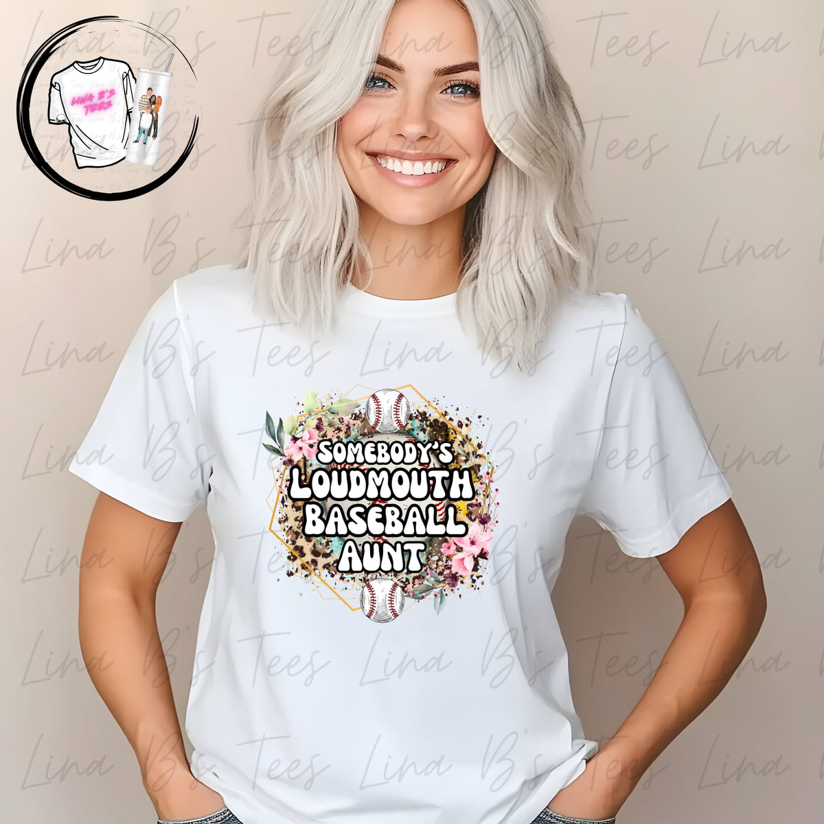 Somebody's Loud Mouth Baseball Aunt
