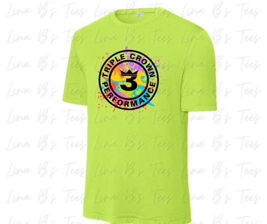 TCP Paint splatter Logo- Comfort Colors Shirt
