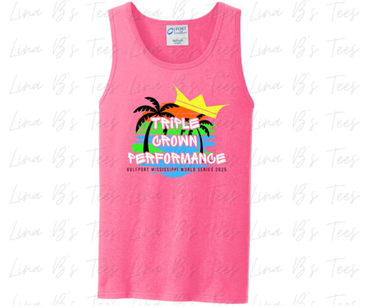 TCP Beach Crown White Design- TankTop