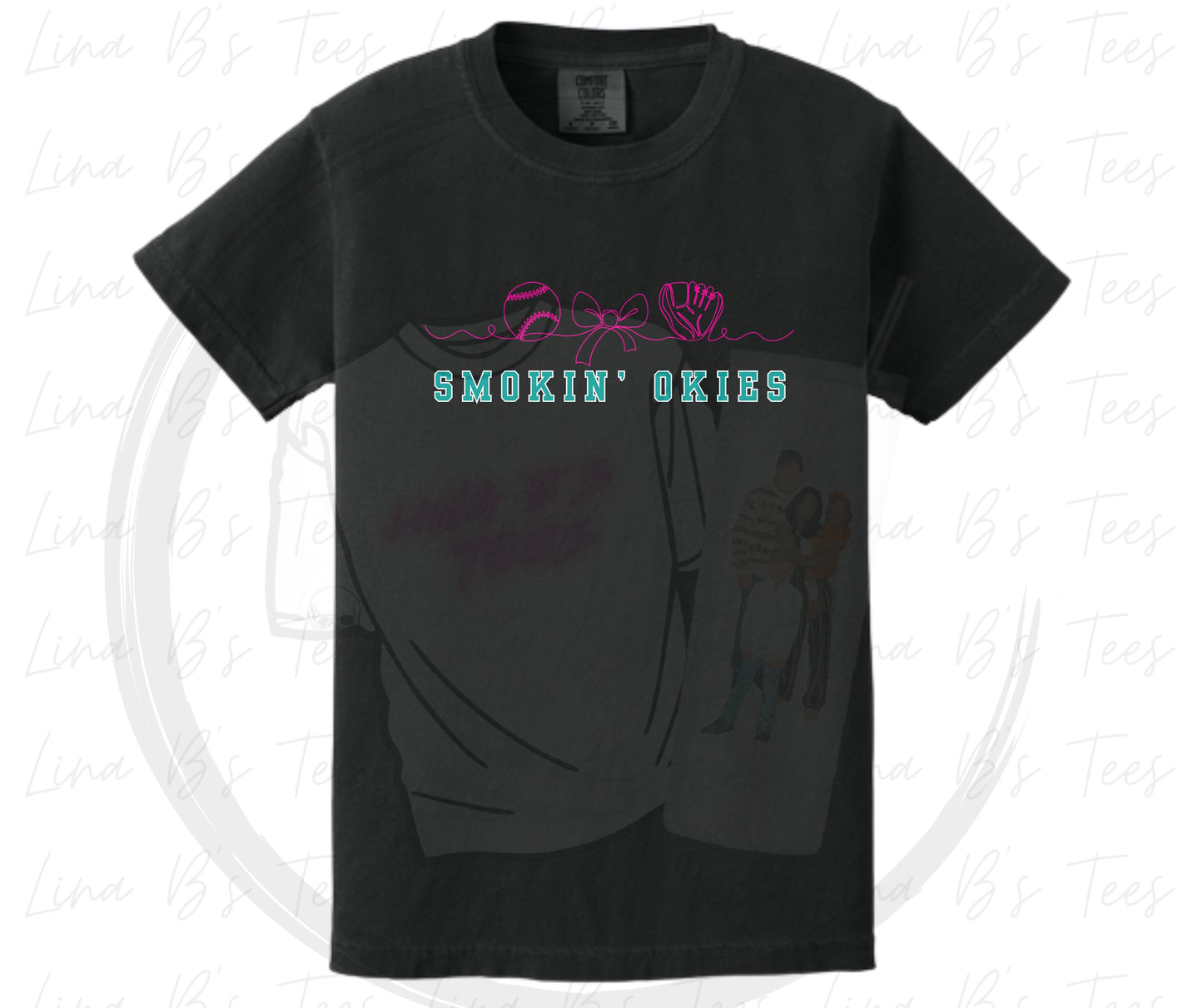 Smokin Okies- fine line logo