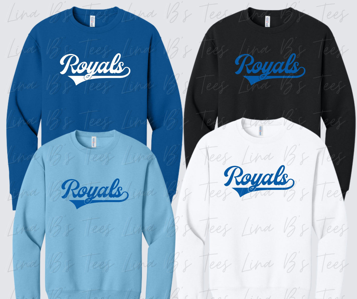 RD Royals Script Logo