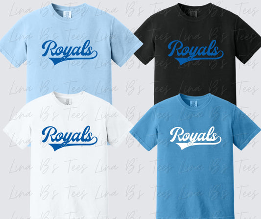 RD Royals Script Logo