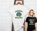 Piedmont- Classic logo with faux glitter design