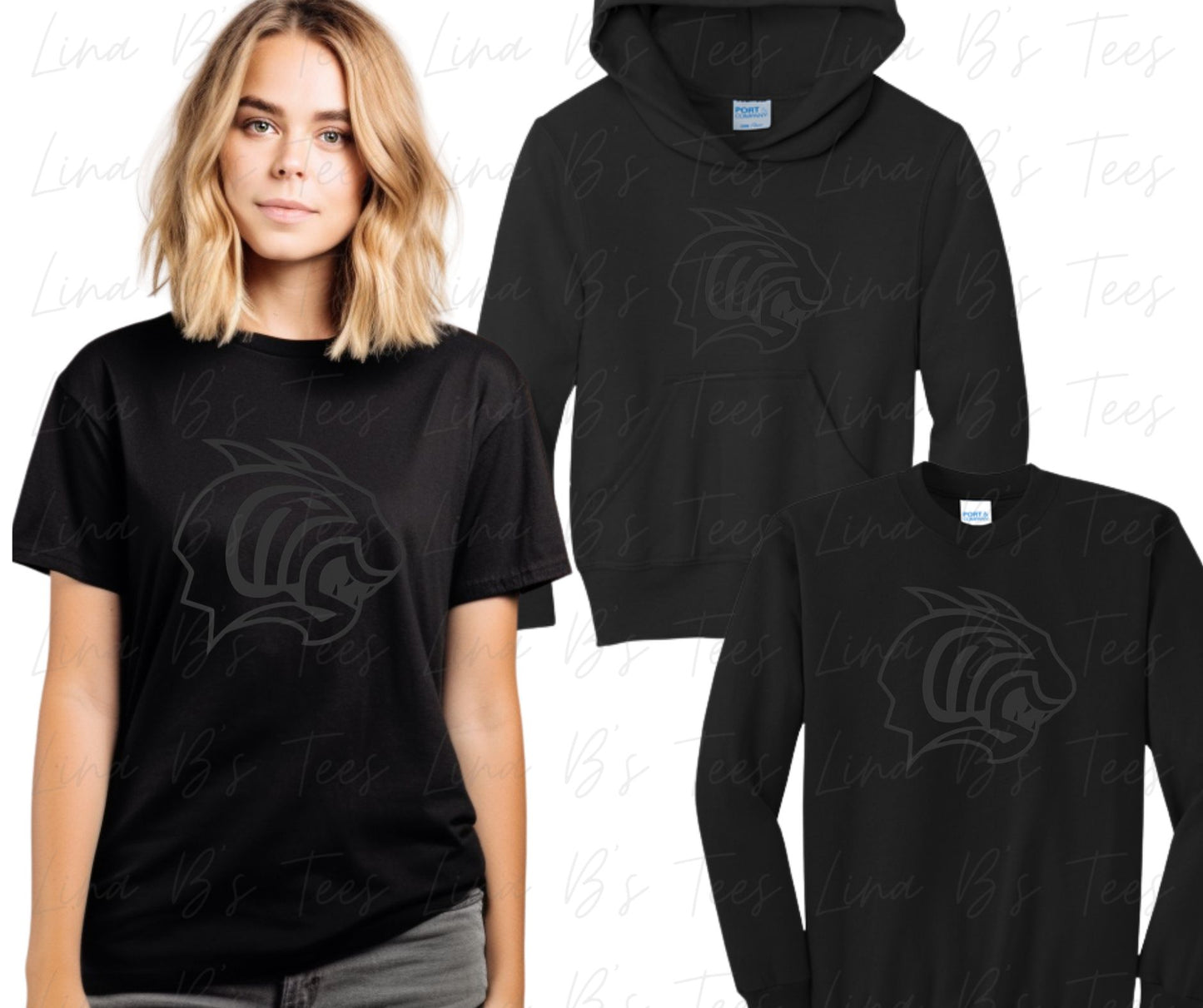 Piedmont Wildcat Black Design