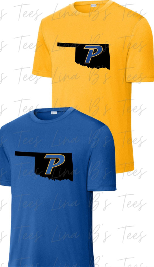 Piedmont - Black Oklahoma State P Design