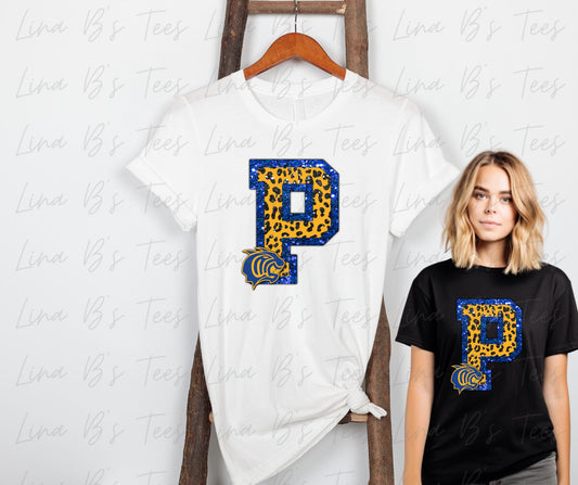Piedmont- P Logo with wildcat-faux sequence
