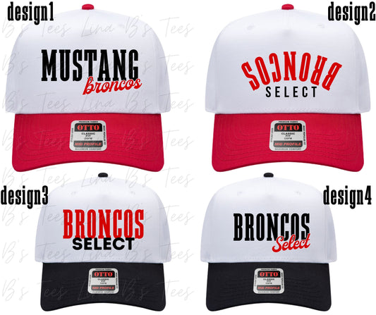 Mustang Broncos Otto hats
