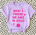 What a friend we have in jesus - pink font